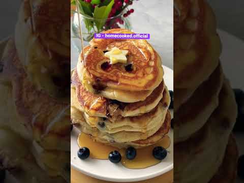 Blueberry & Chocochip Pancakes Detail recipes on IG