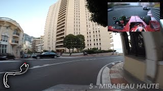 Lap of the Formula 1 Circuit in Monaco during a non-race day