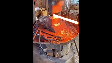 Spring steel blank forging- Good tools and machinery make work easy