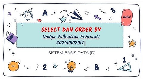 SELECT AND ORDER BY pgAdmin || MODUL 5 SISTEM BASIS DATA (D)