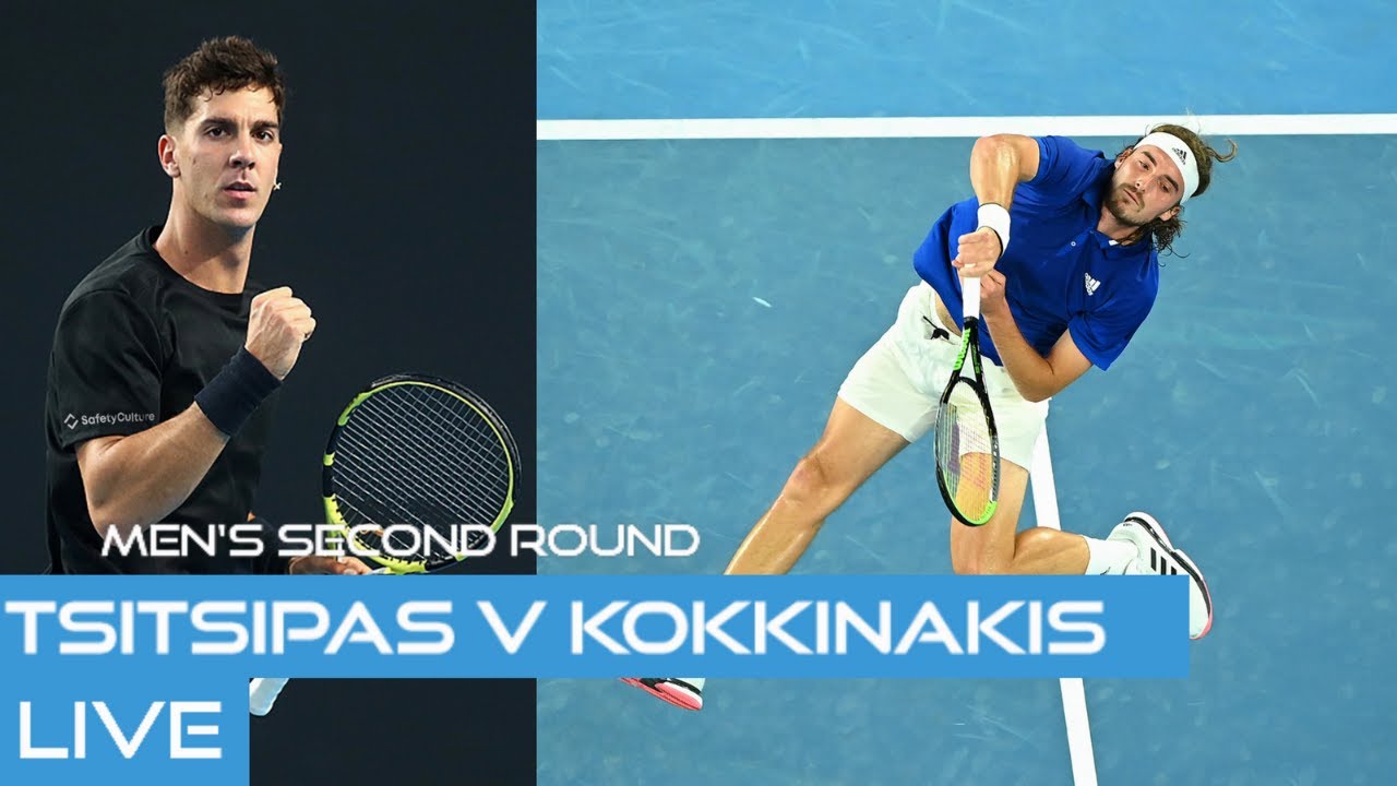 Stefanos Tsitsipas vs Thanasi Kokkinakis Match Live (2R) Australian Open 2021