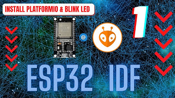 ESP32 IDF 01-Install Platformio, Logging, delays & blink LED
