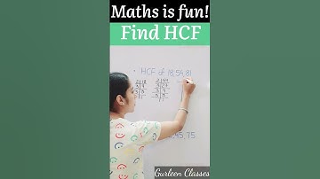 🤫FIND HCF of 18, 54 & 81 #shorts #mathstricks #viralshorts #youtubeshorts #gurleenclasses