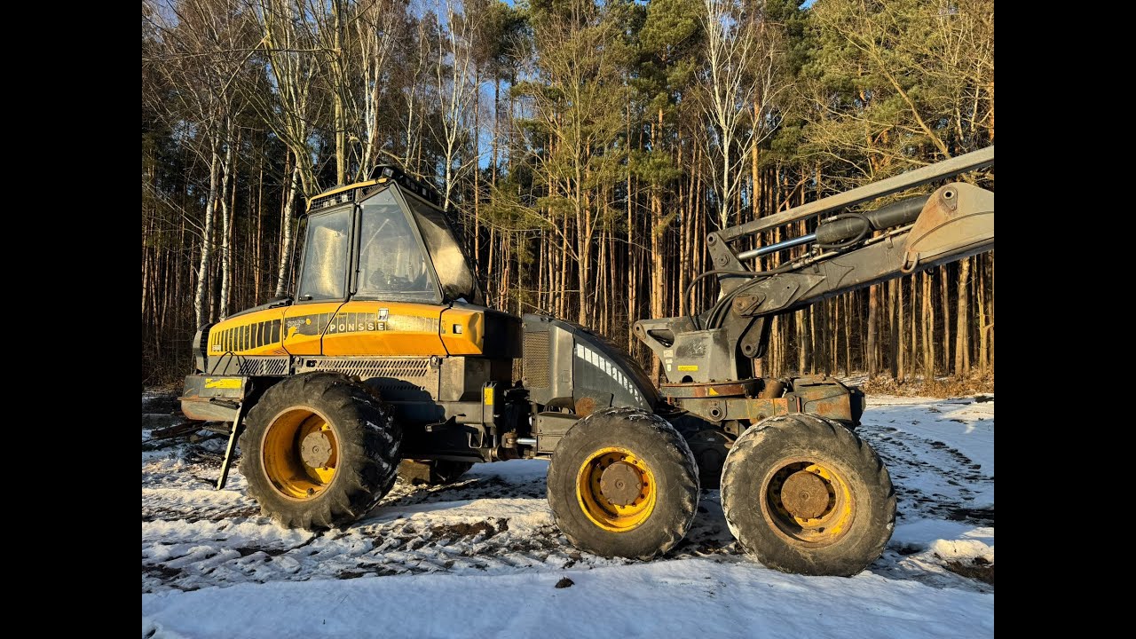 AUCKJA Harwester PONSSE Ergo 2007r  głowica H7