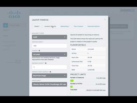 Metacloud Launch Instance