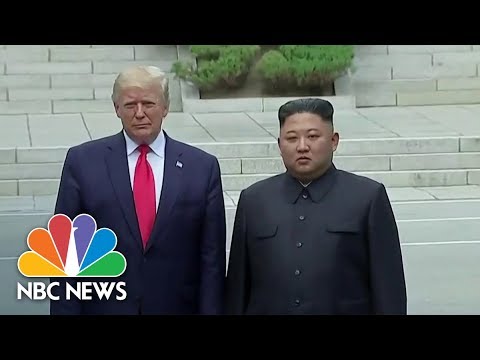 Watch Historic Meeting Between Trump, Kim Jong Un In The DMZ | NBC News