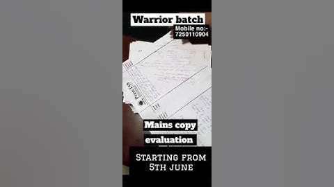 BPSC MAINS COPY EVALUATION || WARRIOR BATCH || 7250110904 || PRAM IAS