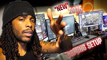 MY *NEW* 2025 Triple Monitor Gaming/Streaming Setup!