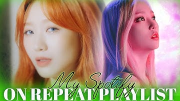 My Spotify "ON REPEAT" Playlist chart ● September 2020 (1-2 Weeks)