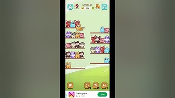 Cat Sort Puzzle_Level 11~15 #puzzle_daddy