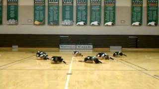 Varsity Dance Team Kick Routine 2/24/2012