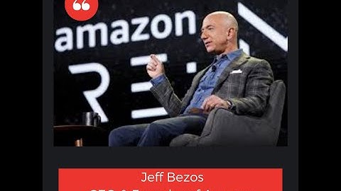 Jeff Bezos Greatest Speech about Passion & finding Your Calling