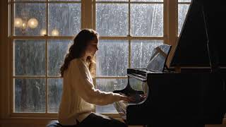 All-Night Piano &amp; Rain for Uninterrupted Sleep – Say Goodbye to Insomnia Tonight