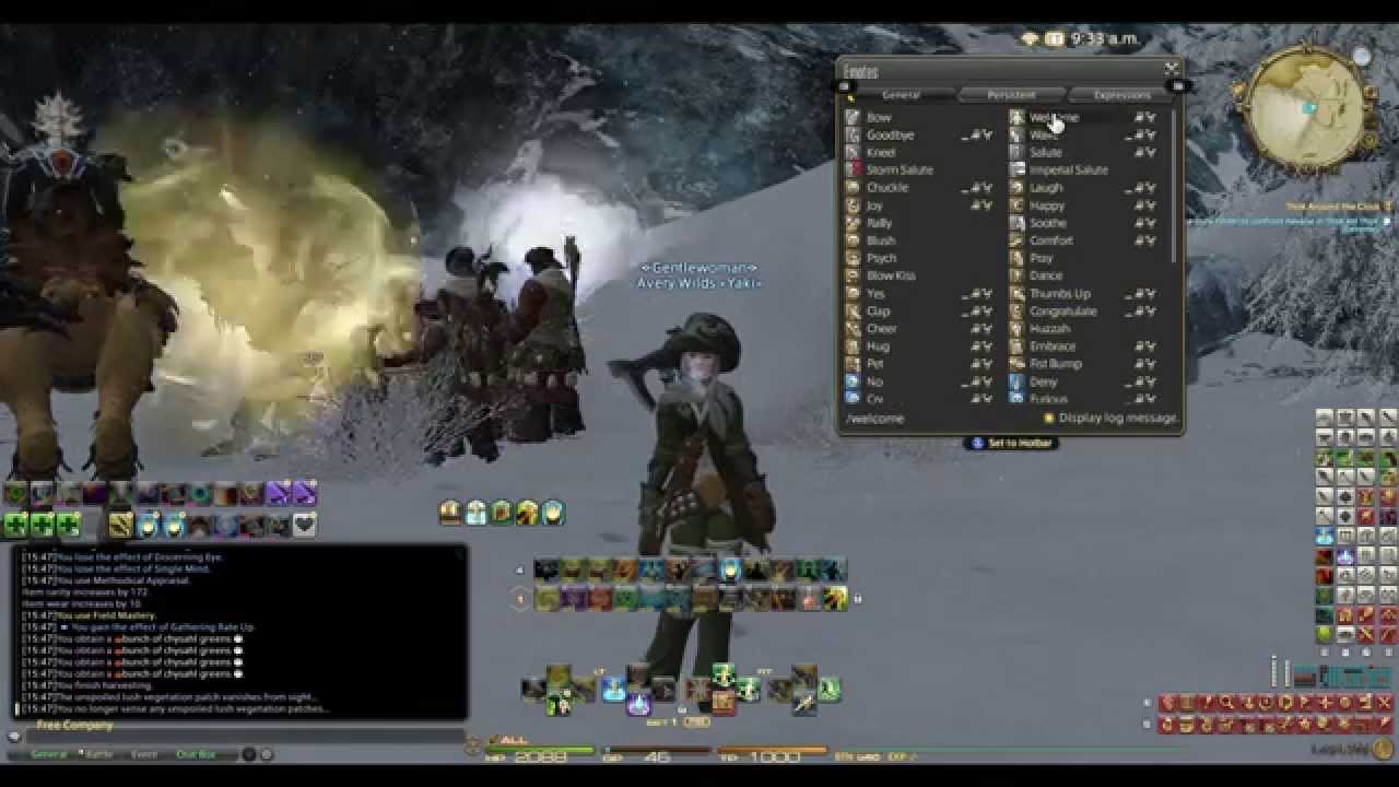 FFXIV Heavensward Gathering Red Scrips Rotation YouTube
