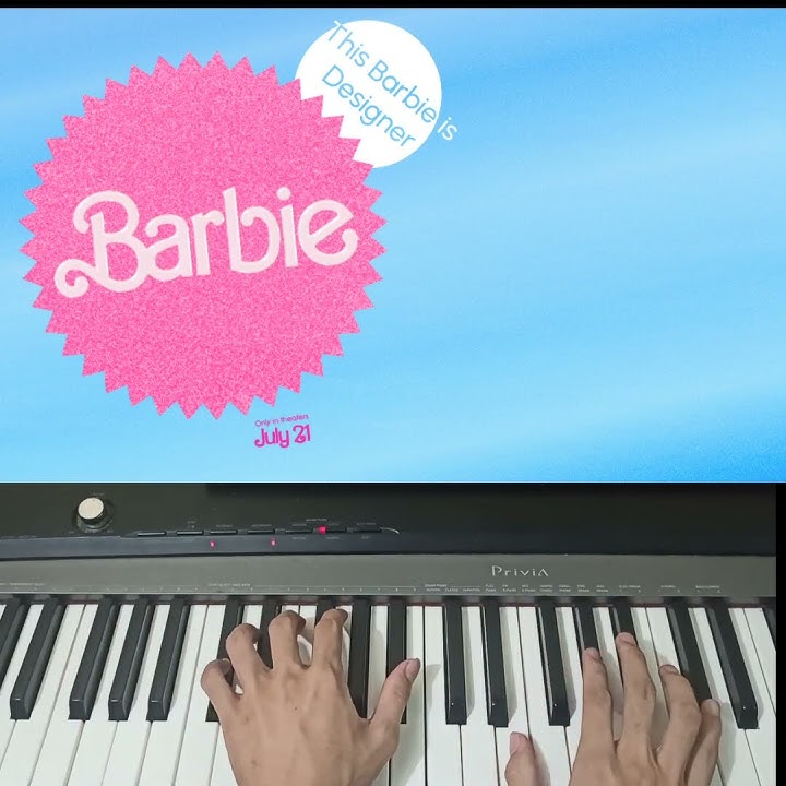 Aqua - Barbie Girl ( Piano Cover ) #barbie