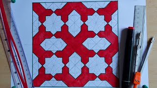 Islamic Geometric Pattern | PART 2| Minaret Husayn Baykhara Madrassah, Afghanistan