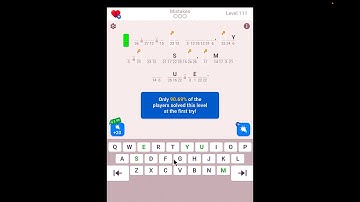 Cryptogram: The Solution For Level 111! - Step by Step Word Brain Puzzle