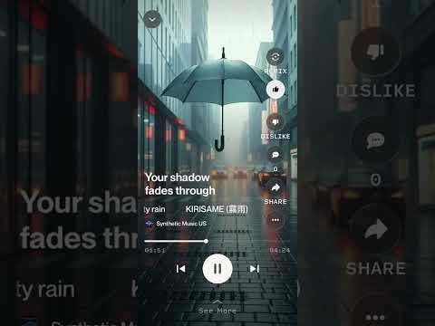 KIRISAME (霧雨) light drizzle, misty rain