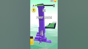 Color Tiles Merge Stack Run Level 19 😱 Amazing Play 😍 #trending #shorts #youtubeshorts #games