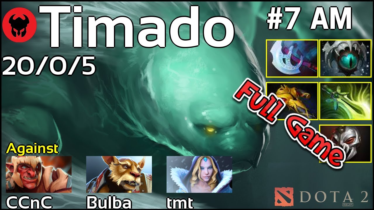 Timado [Infamous] plays Morphling!!! Dota 2 Full Game 7.21