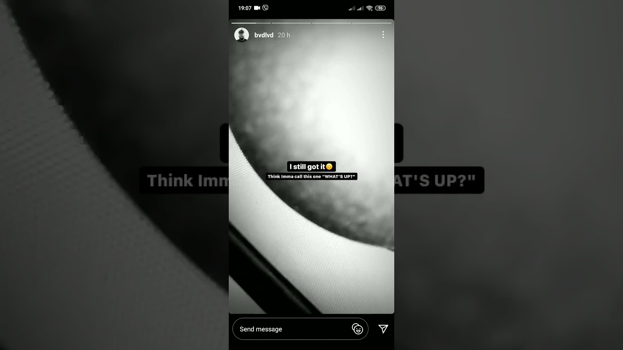 BVDLVD "WHAT'S UP?" SNIPPET [INSTAGRAM 19/03/2021]