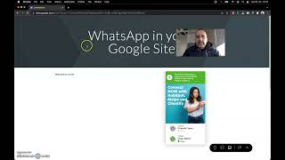 Google Sites WhatsApp Widget