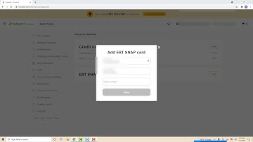 How to Add Your EBT SNAP Card to Instacart