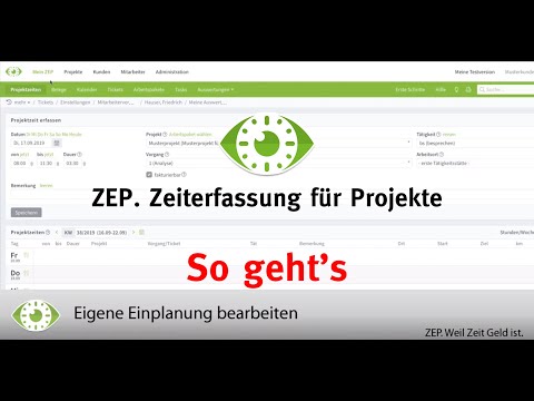 ZEP - So geht's: Eigene Einplanung bearbeiten