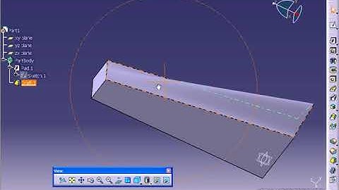 Catia V5 Tutorial 065   Variable Angle Draft