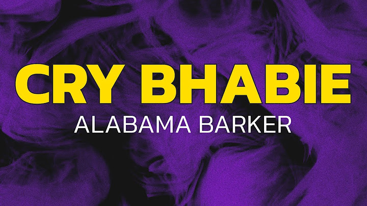 Alabama Barker - CRY BHABIE (Lyrics)