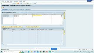 1. Inbound Delivery Creation with packing material in ECC/ERP system using VL31n. Handling Units.