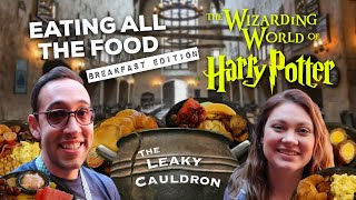 ALL THE BREAKFAST ENTREES AT THE LEAKY CAULDRON | WIZARDING WORLD OF HARRY POTTER UNIVERSAL MUKBANG