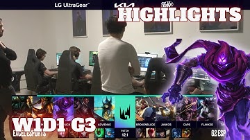 XL vs G2 - Highlights | Week 1 Day 1 S12 LEC Spring 2022 | Excel vs G2 Esports