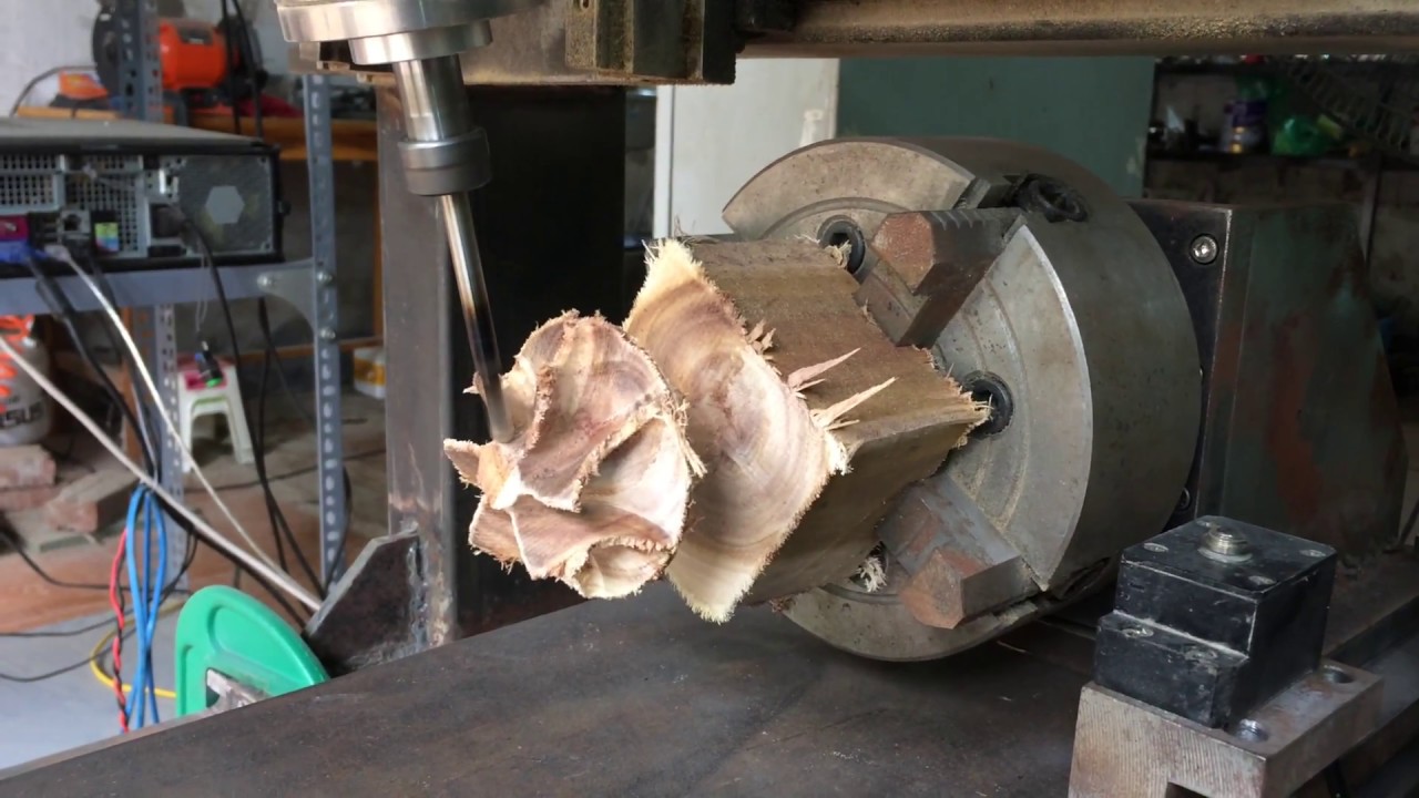 Gia công 5 trục cánh máy nén dùng Powermill (5 axis blisk milling with Powermill)