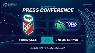 Pinar Karsiyaka v Tofas Bursa - Press Conference