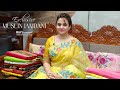 Exclusive matka and muslin jamdani sarees collection 30th september  29spj