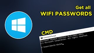 Get All Saved Wifi Passwords In Your Windows 10 - Free and Easy