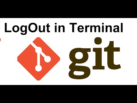 How to Logout Existing git user from windows terminal (See Description also)