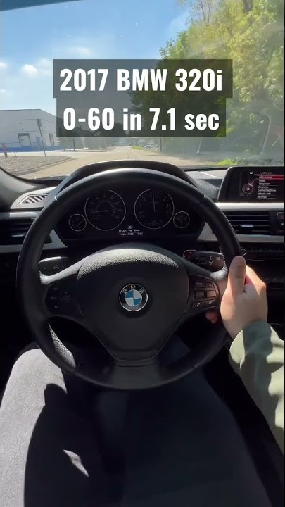2017 BMW 320i 0-60mph Speed Test