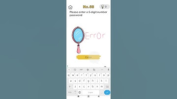 Brain out level 68 # Please add a five digit number password # can you solve this question # viral