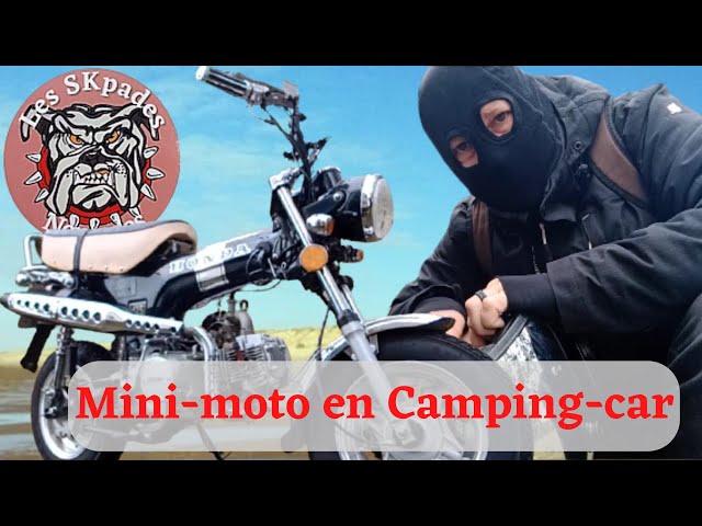 47 Mini moto en #campingcar : le 125 SPIGAOU Skyteam ou HONDA Dax - YouTube