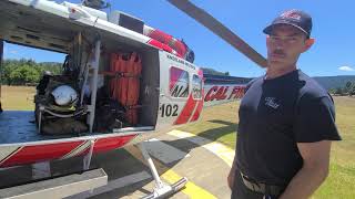 CalFire Pilot Displays Helitack Gear