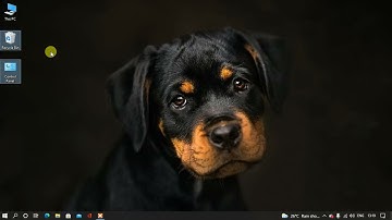 How to add/remove Desktop Icons(This-PC, Recycle Bin & Control Panel) onto the desktop in Windows 10