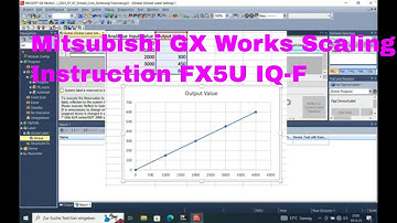Scaling Function with Mitsubishi FX5U CPU (SCL) IQ-F