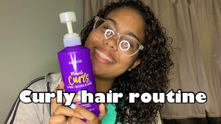 Short Curly Hair Routine *updated* + Aussie Co Wash product review 🙆🏽‍♀️