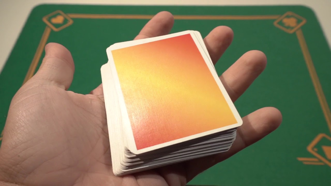 NOC Colorgrades   Desert Orange Playing Cards