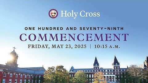 179th Commencement Exercises