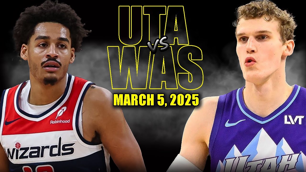 Utah Jazz vs Washington Wizards Full Game Highlights - March 5, 2025 ...