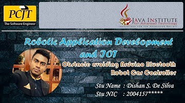 Obstacle Avoiding Robot Car | Java Institute | PCJT Software Engineering