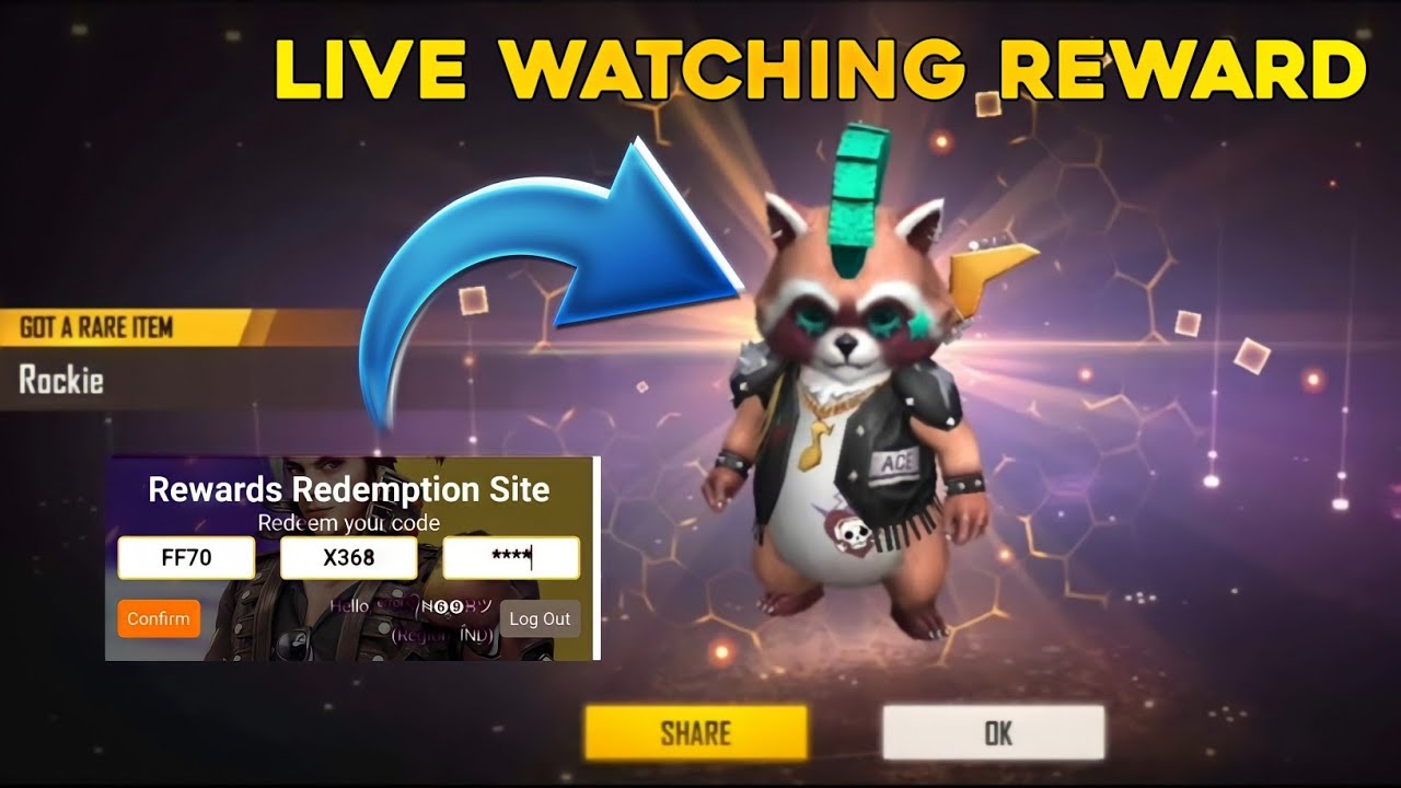 LIVE WATCHING REWARDS | TODAY NEW REDEEM CODE FREE FIRE | 18 JULY FREE REWARDS REDEEM CODE FREE FIRE